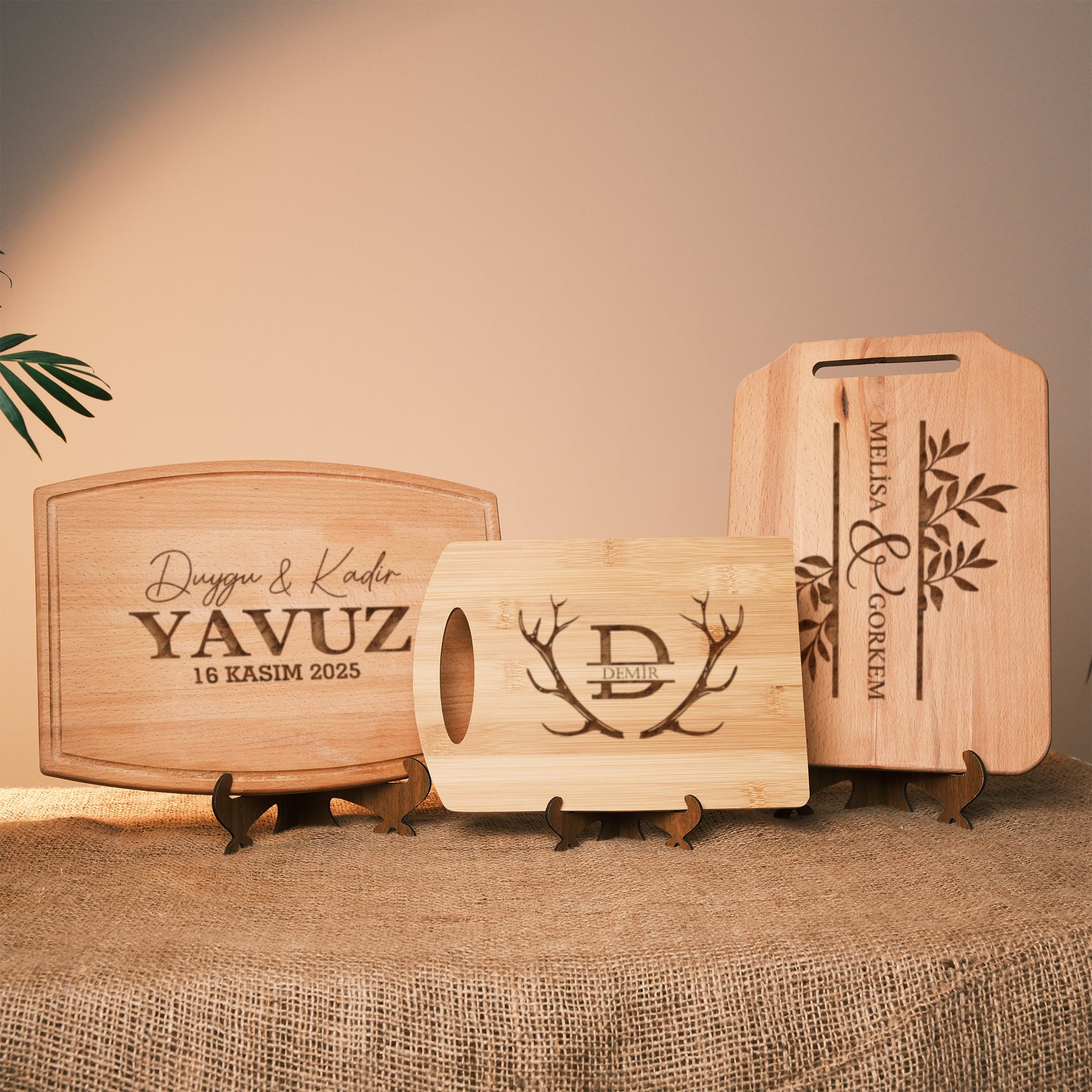 Kişiye Özel Ahşap Kesme Tahtası