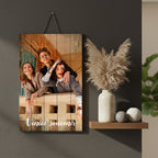 Kişiye Özel Ahşap Üzerine Fotoğraf Baskı Tablo | İsimli & Özel Tasarım Duvar Dekoru