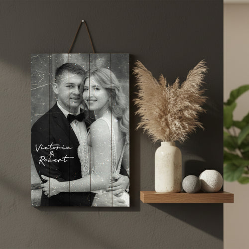 Kişiye Özel Ahşap Üzerine Fotoğraf Baskı | İsimli & Özel Tasarım Masa ve Duvar Dekoru