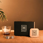 Kişiye Özel Ahşap Kutulu Tekli Viski Bardağı