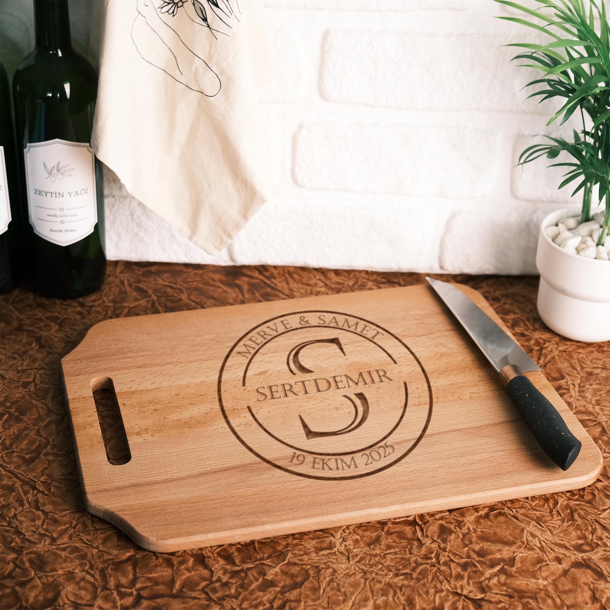 Kişiye Özel Ahşap Kesme Tahtası