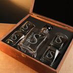 Kişiye Özel Ahşap Kutulu Viski Bardakları