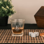 Kişiye Özel Ahşap Kutulu Tekli Viski Bardağı