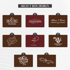 Kişiye Özel Ahşap Kutulu Şampanya Bardakları