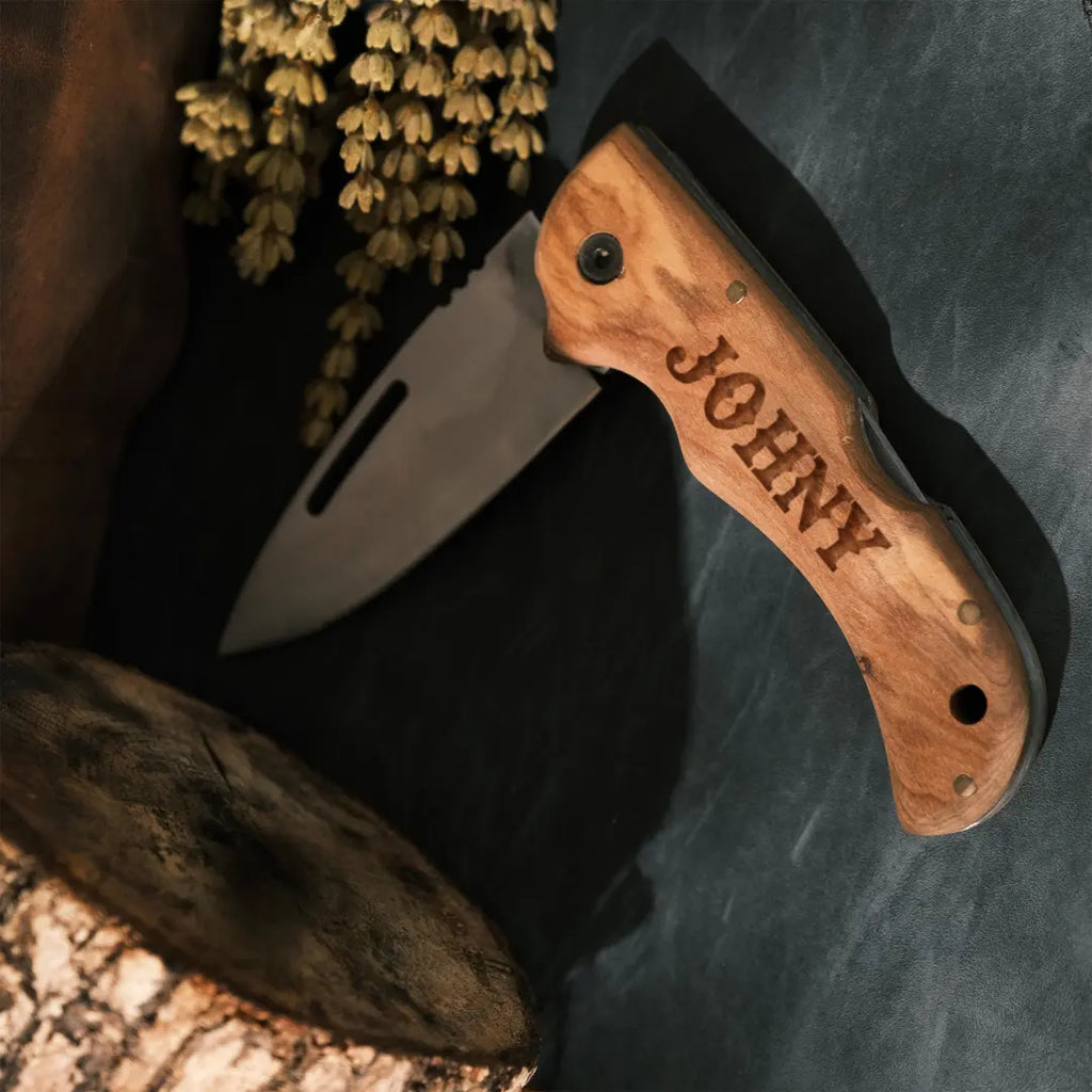 Özel El Yapımı Micarta Saplı Çakı