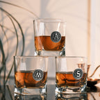 Kişiye Özel Metal Amblemli Viski Bardağı