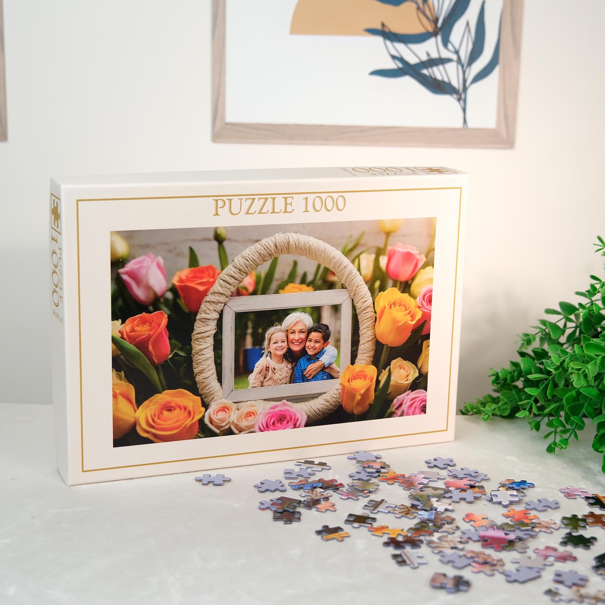 Kişiye Özel Kutulu Fotoğraflı Puzzle 500 Parça