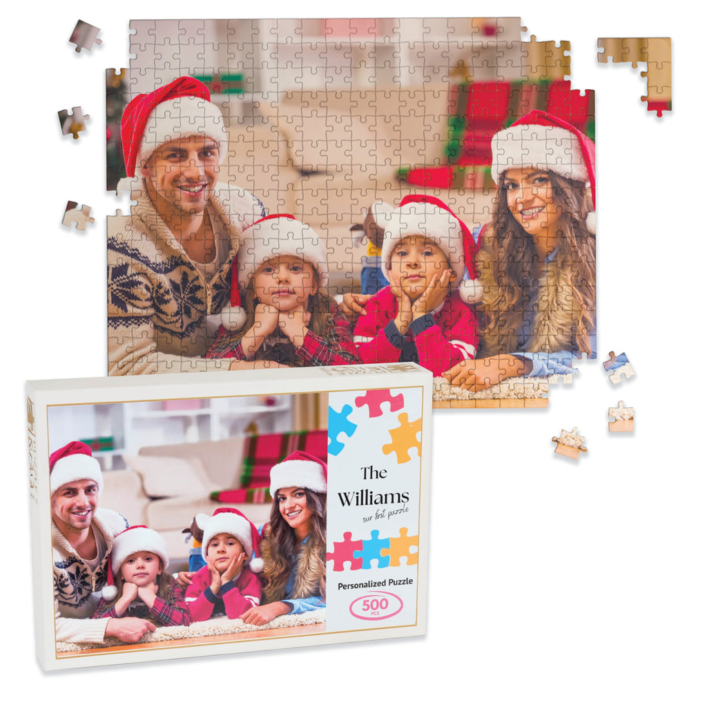 Kişiye Özel Kutulu Fotoğraflı Puzzle 500 Parça