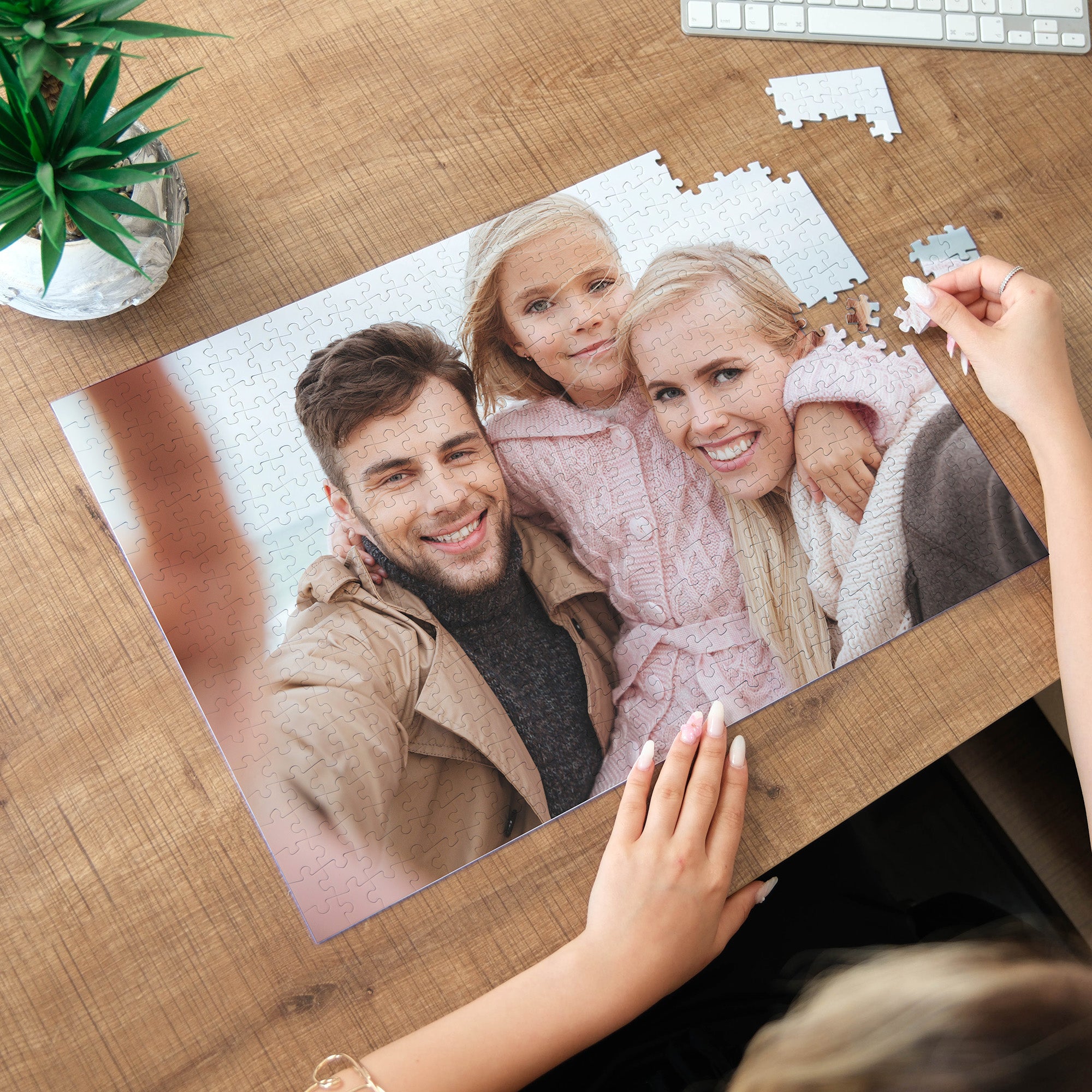 Kişiye Özel Kutulu Fotoğraflı Puzzle 500 Parça