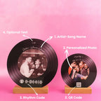 Fotoğraflı Müzik Akrilik Plak