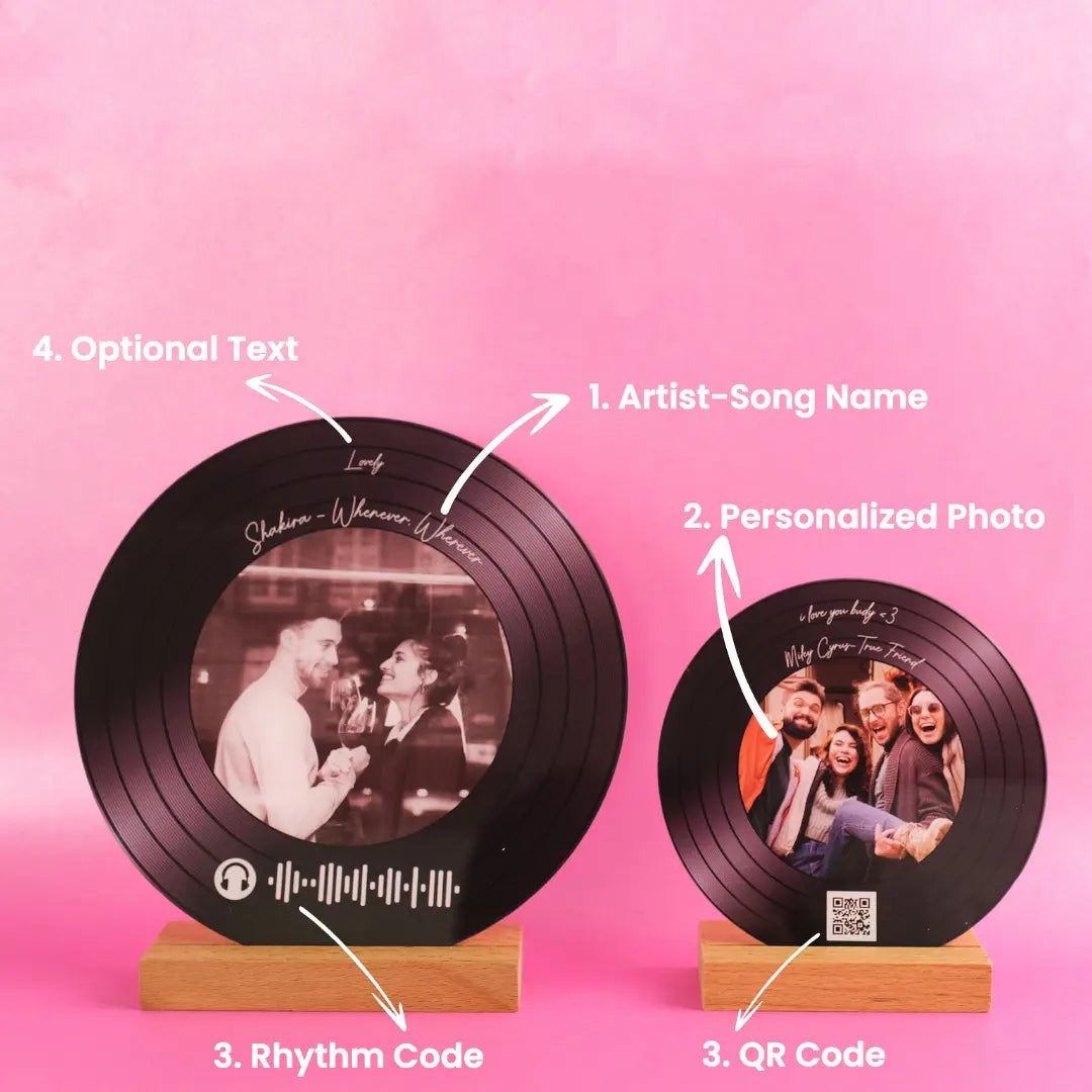 Fotoğraflı Müzik Akrilik Plak