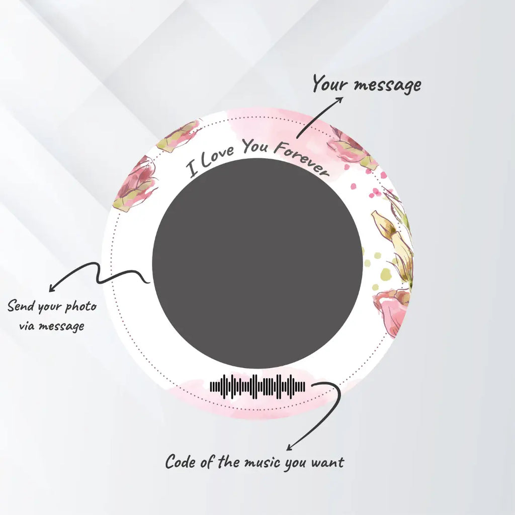 Romantik Fotoğraflı Akrilik Plak