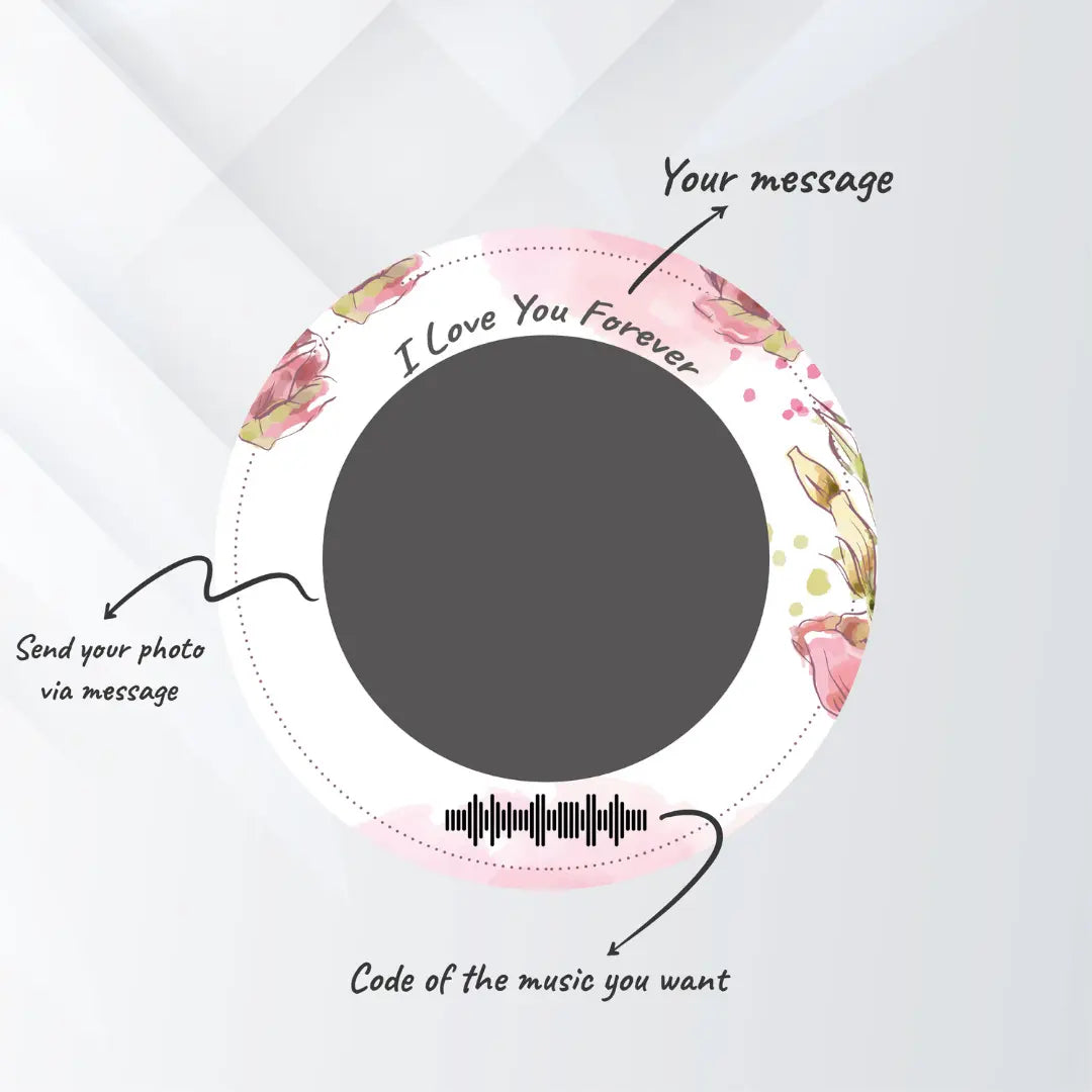 Romantik Fotoğraflı Akrilik Plak