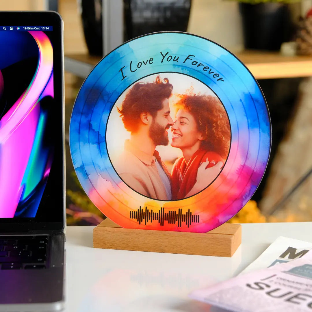 Romantik Fotoğraflı Akrilik Plak