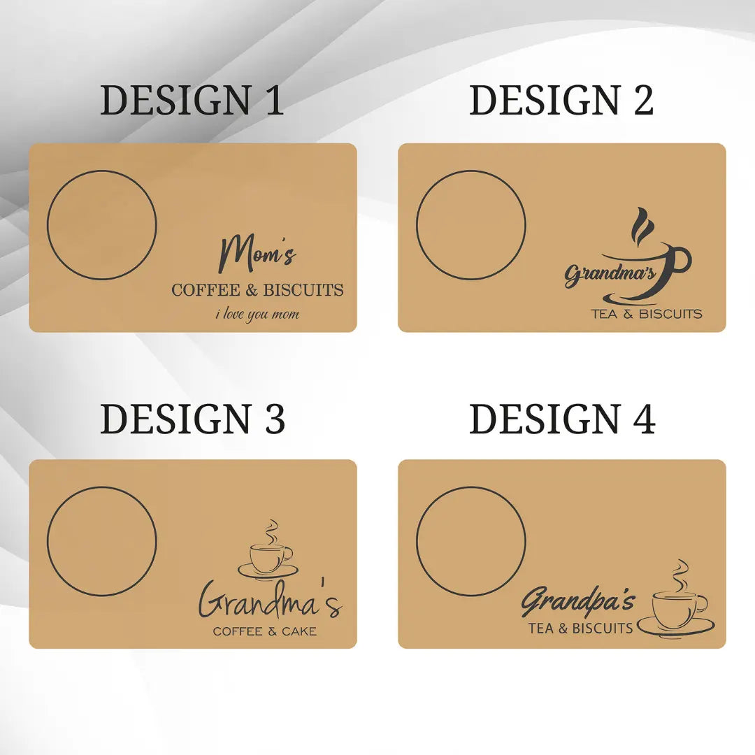 Çay ve Bisküvi Servis Tahtası