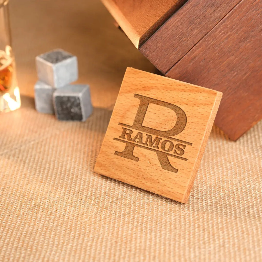 Kişiye Özel Ahşap Kutulu Sürahili Viski Bardakları